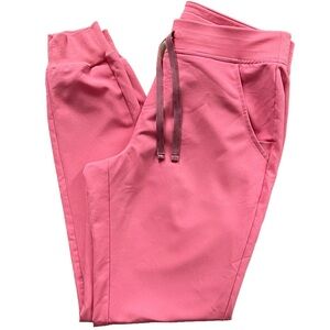 Figs Zamora Jogger Scrub Pants with Drawstring, Pink